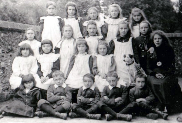 Milly Cuell at Easton School 1898