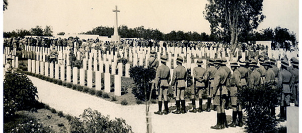 The inauguration of Ramleh Cemetery, near Tel Aviv, Israel, in 1927