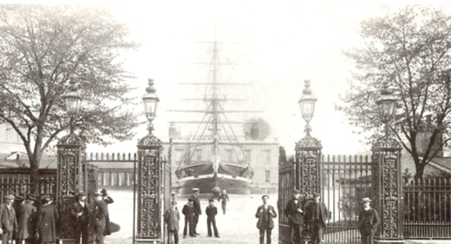 Entrance to the Royal Hospital School in Greenwich