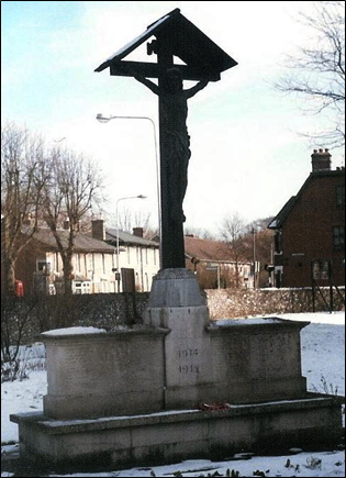 Memorial in the churchyard of Holy Trinity, on North Walls, Winchester