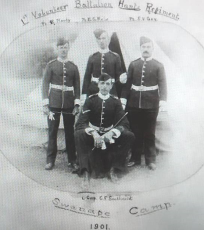 Hampshire Regiment Summer Camp at Swanage in 1901