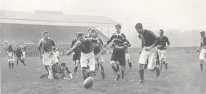 the first ever match at Twickenham Stadium
