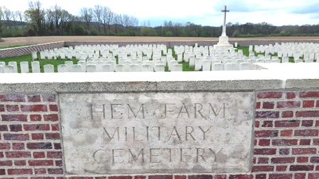 Hem Farm Military Cemetery, Hem-Monacu, Somme, France