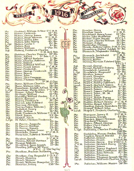 Canadian Expeditionary Force’s Great War Book of Remembrance