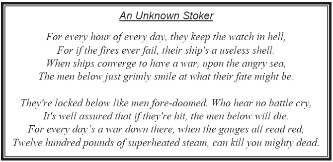Poem about work of Stokers